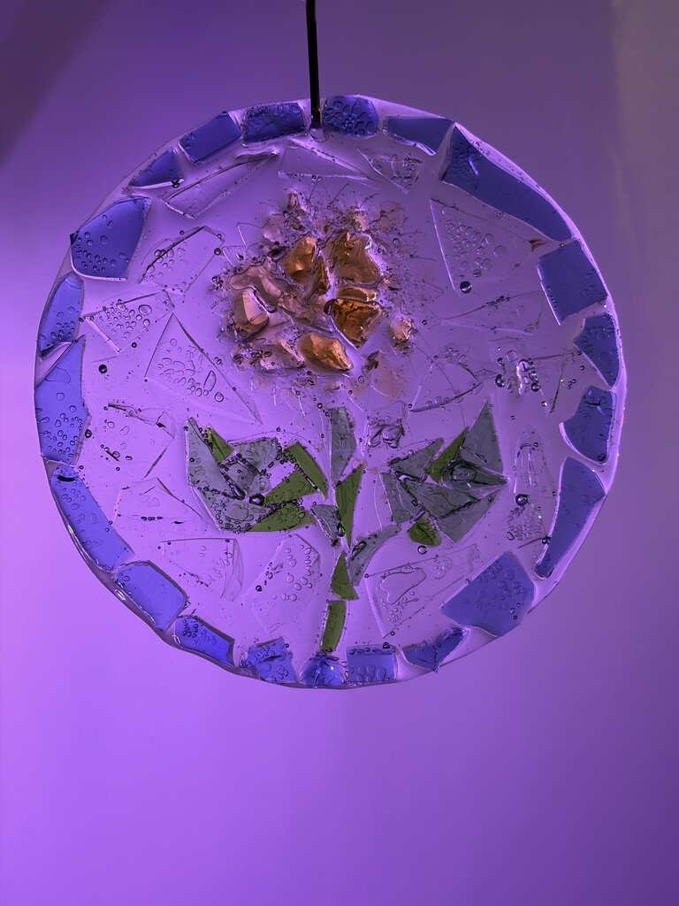 Sunflower Circular Suncatcher