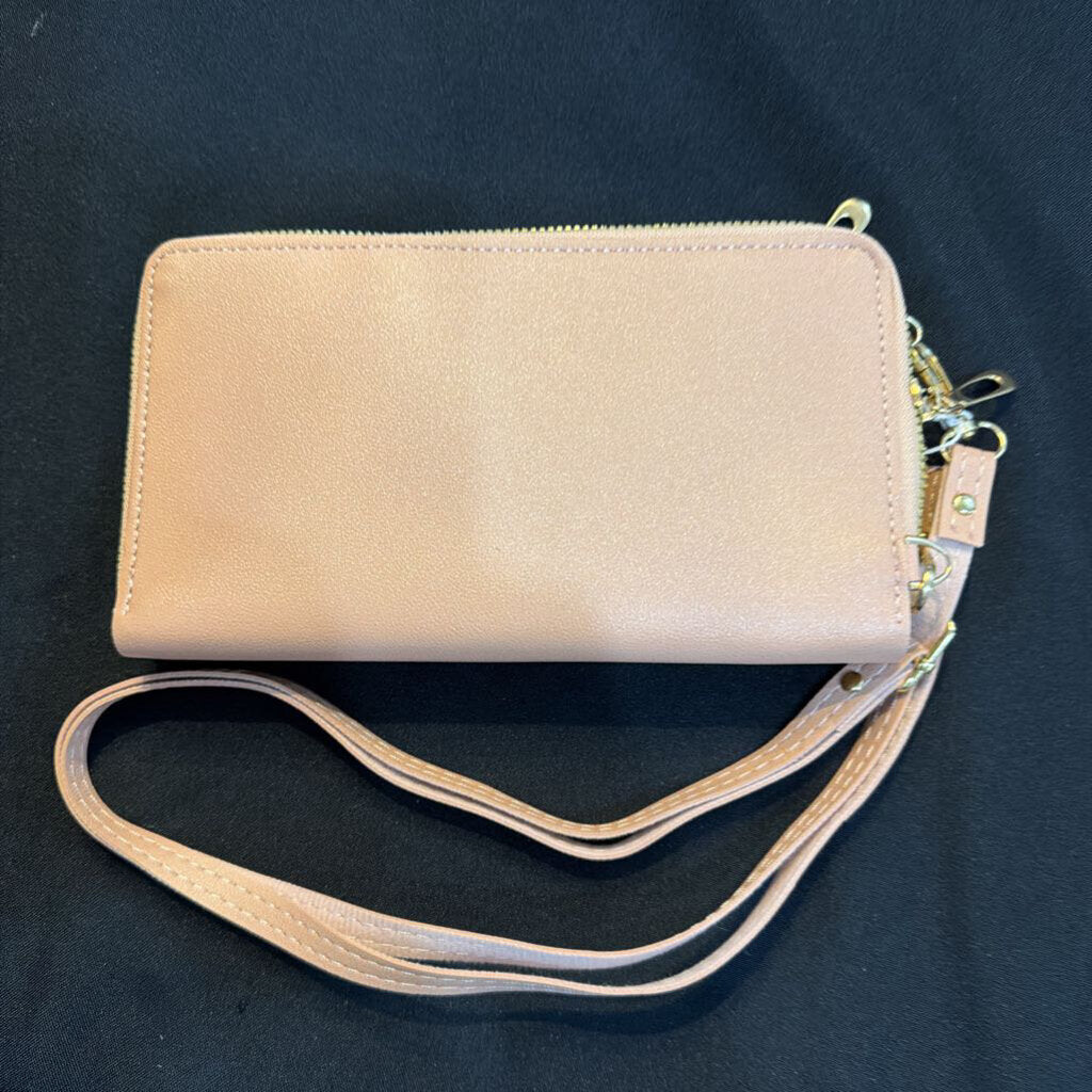 Wallet with Cell Phone Case Pink