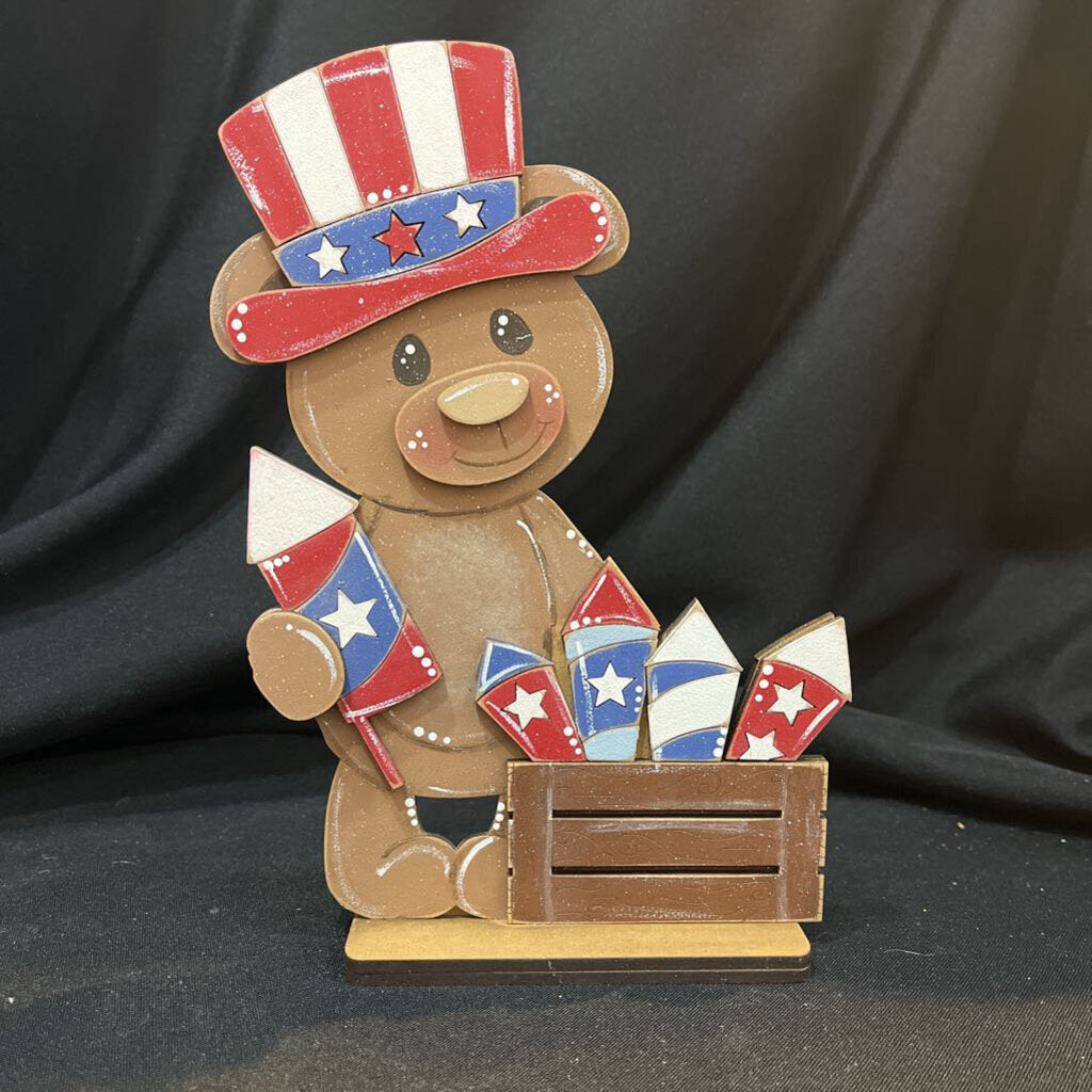 Patriotic Bear with Hat