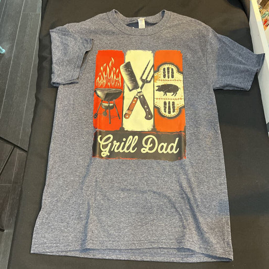 Grill DAD (Sm, Dark Blue, t-shirt)