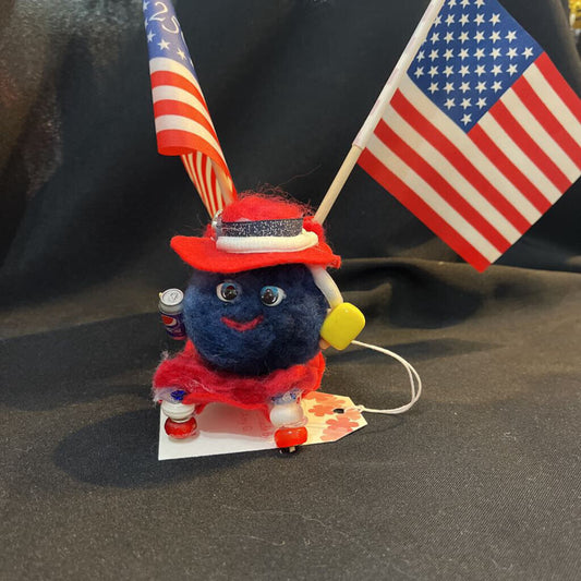 Patriotic Guy on Chair