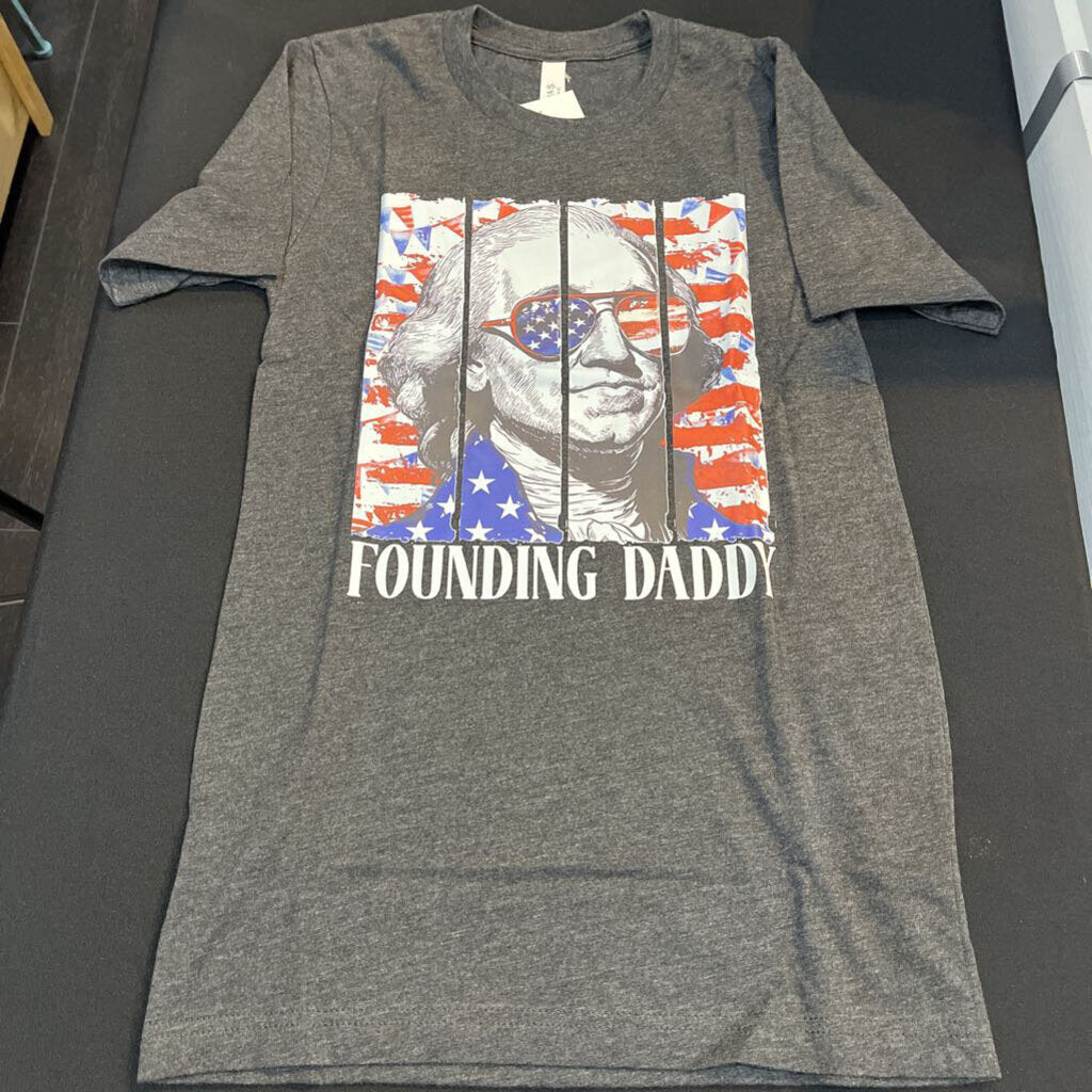 Founding Father (XS, charcoal, t-shirts)