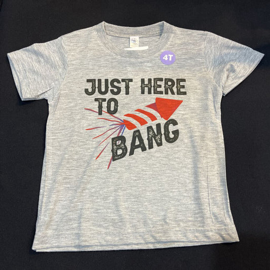 Just Here for the Boom (4, gray, t-shirt)