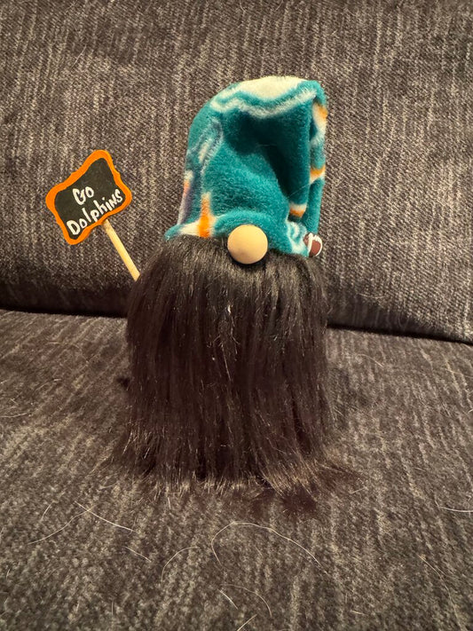 Gnome Miami Dolphins with Black Beard