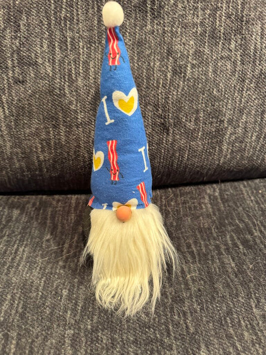 Gnome Bacon & Eggs Hat, White Beard
