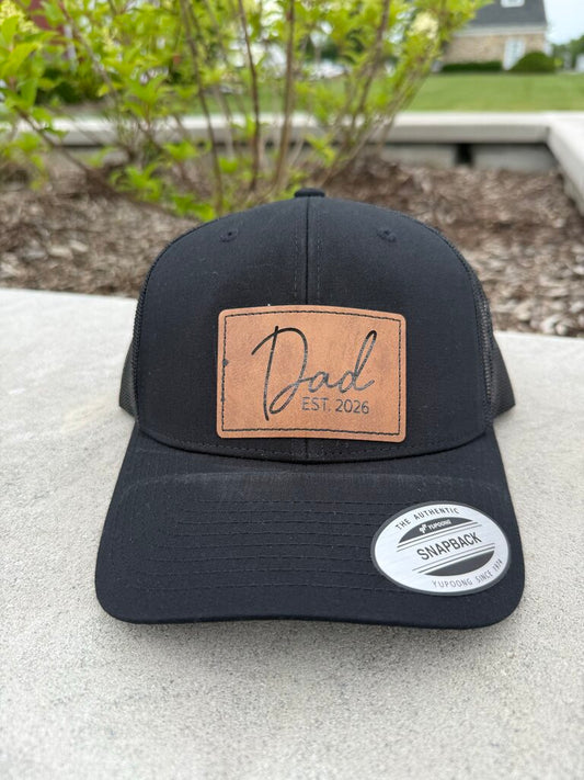 Dad (script) est.2026 (snapback, black)