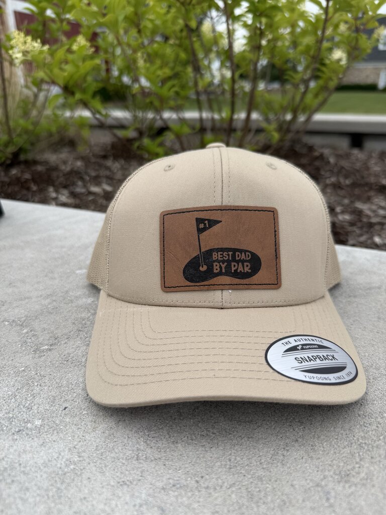 Best Dad by Par Hat (snapback, tan)