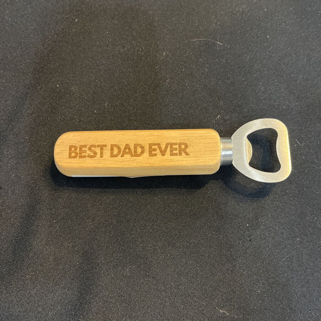Best Dad Ever Bottle Opener w/magnet