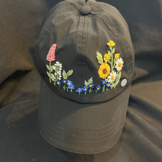 Black Cali Style #9 (black,16 flowers)