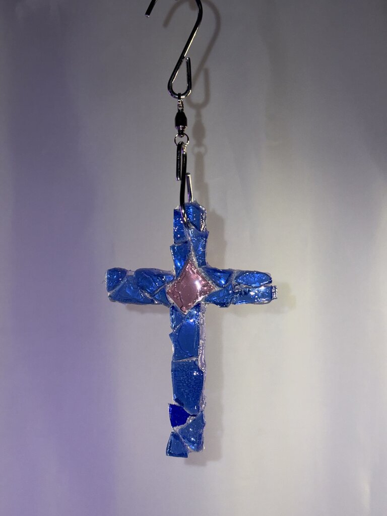 Suncatcher Blue Cross
