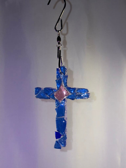 Suncatcher Blue Cross