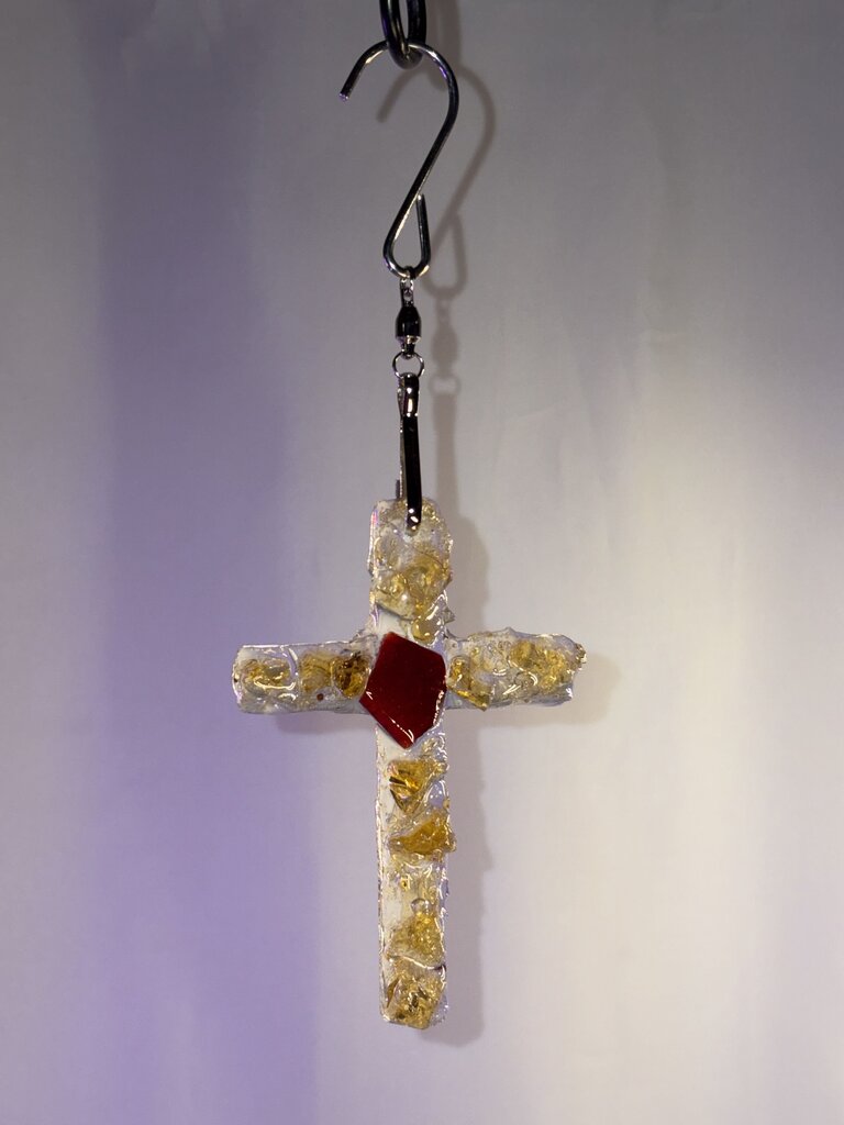 Suncatcher Yellow Cross