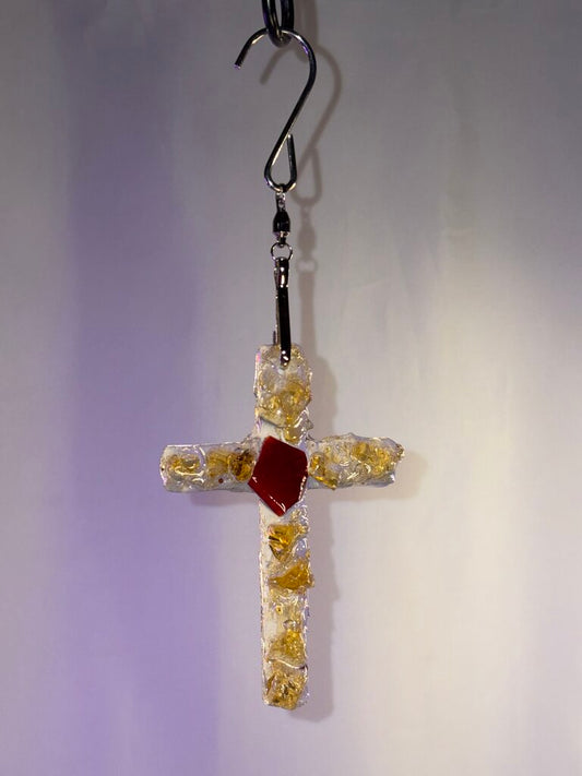 Suncatcher Yellow Cross