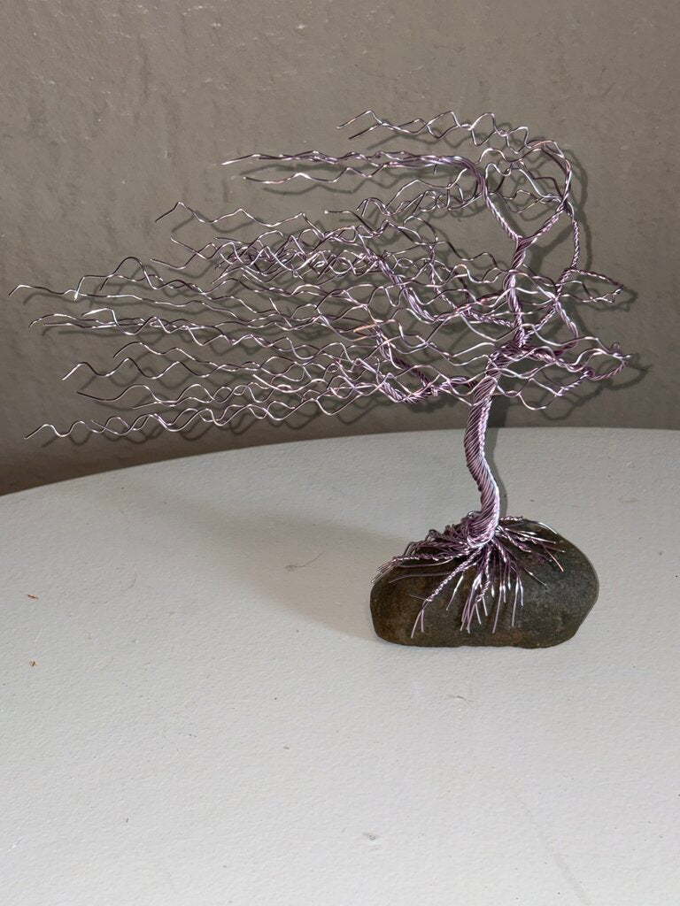 Rose Large Wind Blown Wire Tree