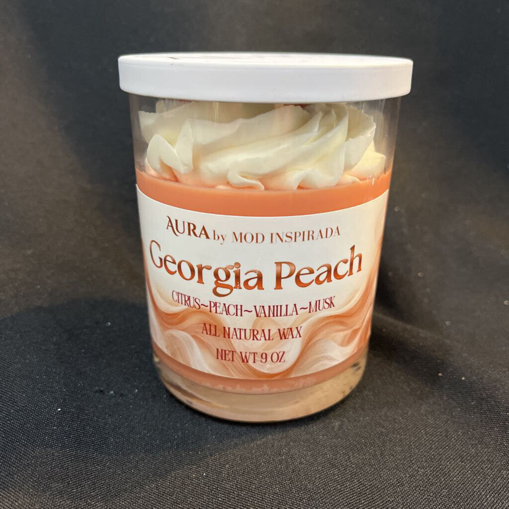 Georgia Peach Candle (citrus, peach, vanilla, musk)