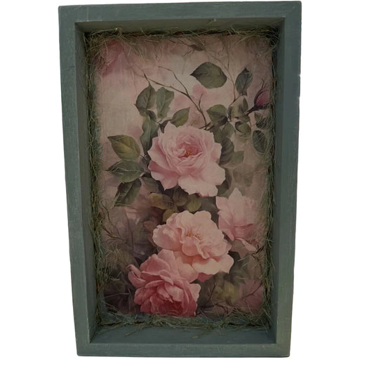 Large Picture Green Frame