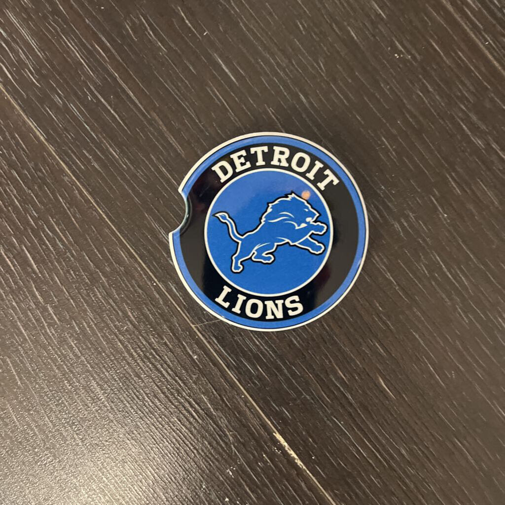 Detroit Lions Logo Lion B&B Coaster