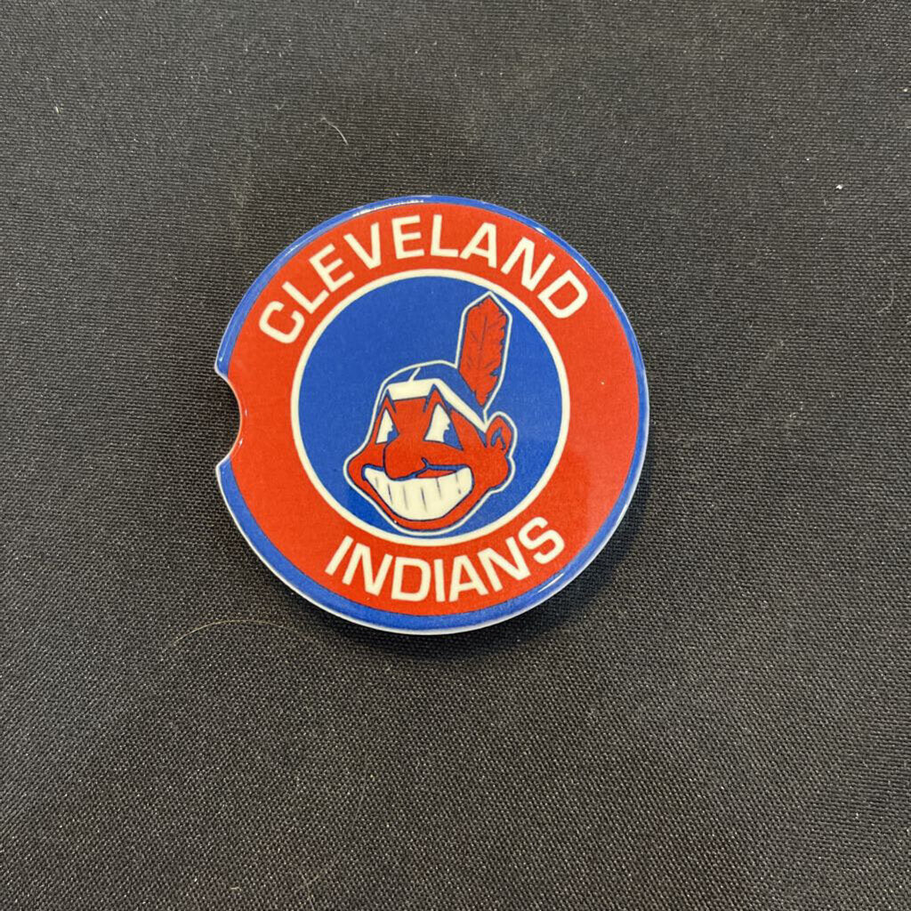 Cleveland Indians Round Logo Coaster