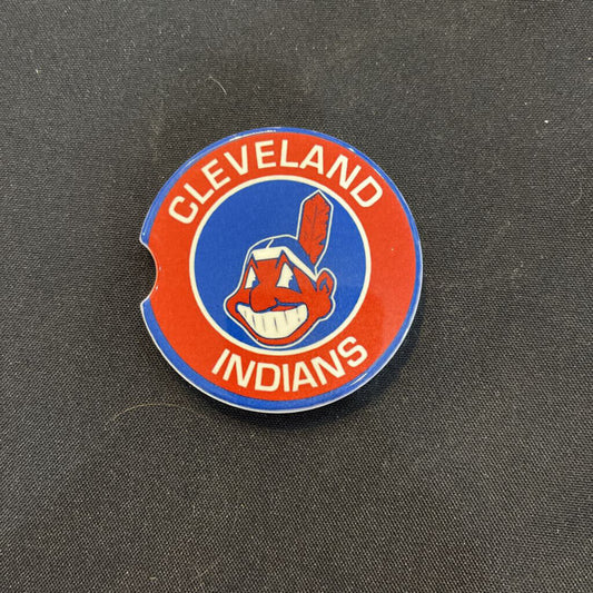 Cleveland Indians Round Logo Coaster