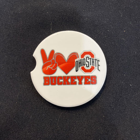 Peace Love OSU Coaster