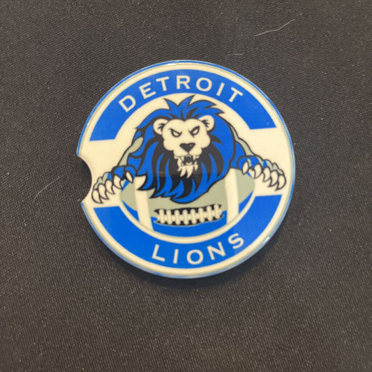 Detroit Lions Round Logo Coaster