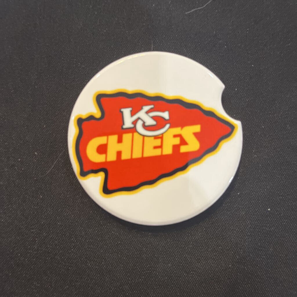 KC Chiefs Arrowhead Red/Ylw Coaster