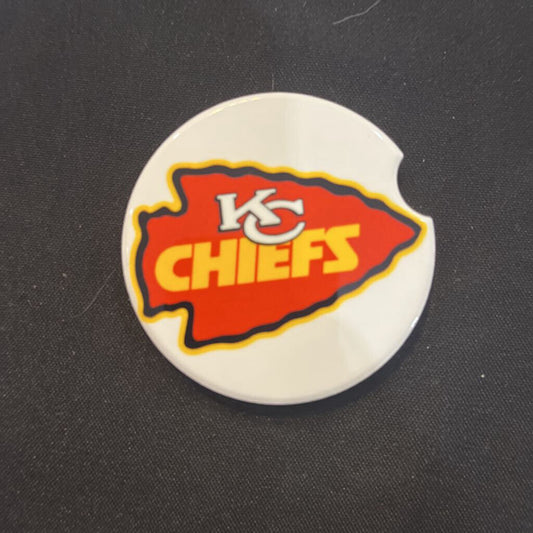 KC Chiefs Arrowhead Red/Ylw Coaster