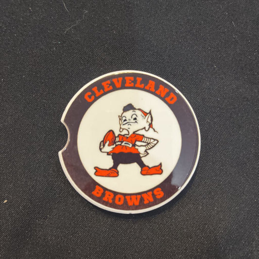 Clev Browns Weird Guy Round Coaster
