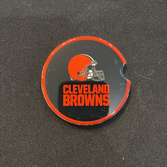 Cleveland Browns Circle Helmet Coaster