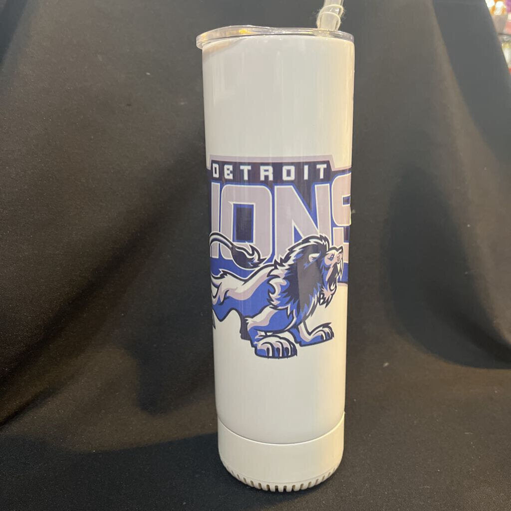 Detroit Lions Cool Logo Speaker Tumbler