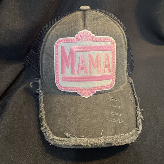 Baseball Cap Mama Pink
