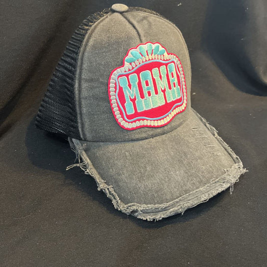 Baseball Cap Mama Pink & Turq