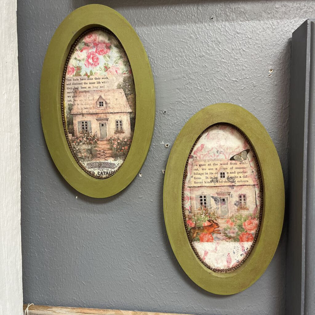 Oval Home Picture (set of 2 for $25)