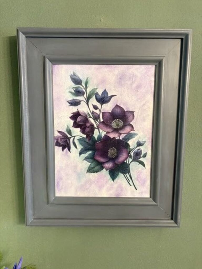 Purple Flower w/ thick frames