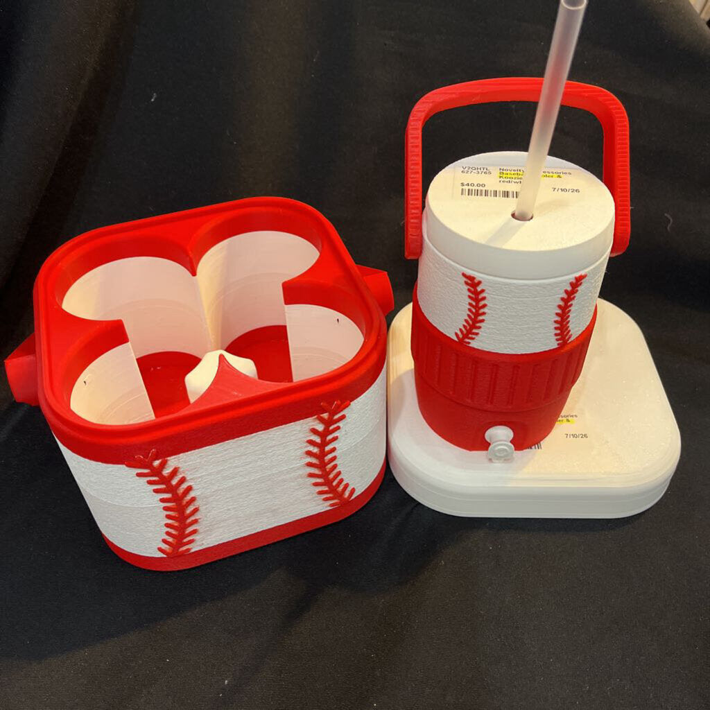 Baseball Cooler & Koozie Set