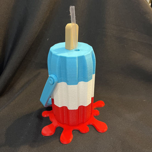 Bomb Pop Koozie w/Splatter Coaster Set