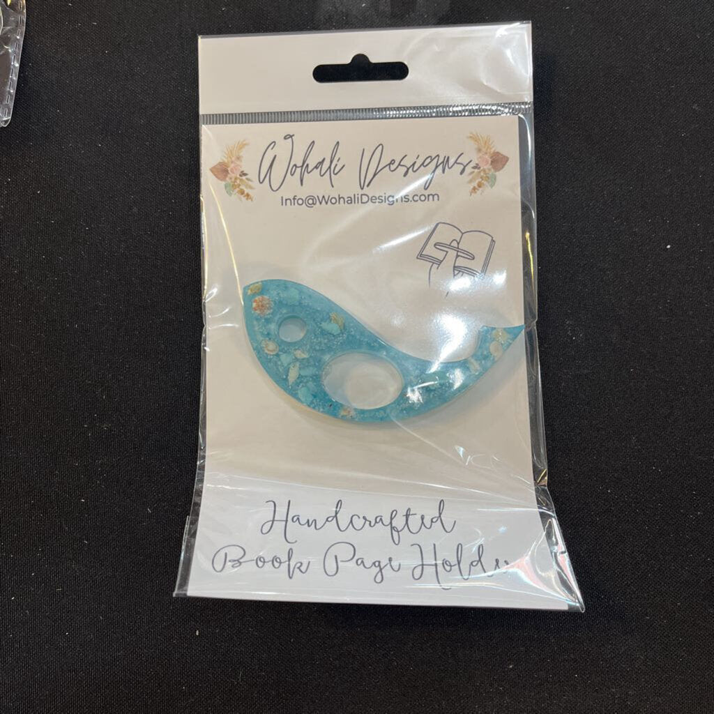 Blue Whale Book Page Holder
