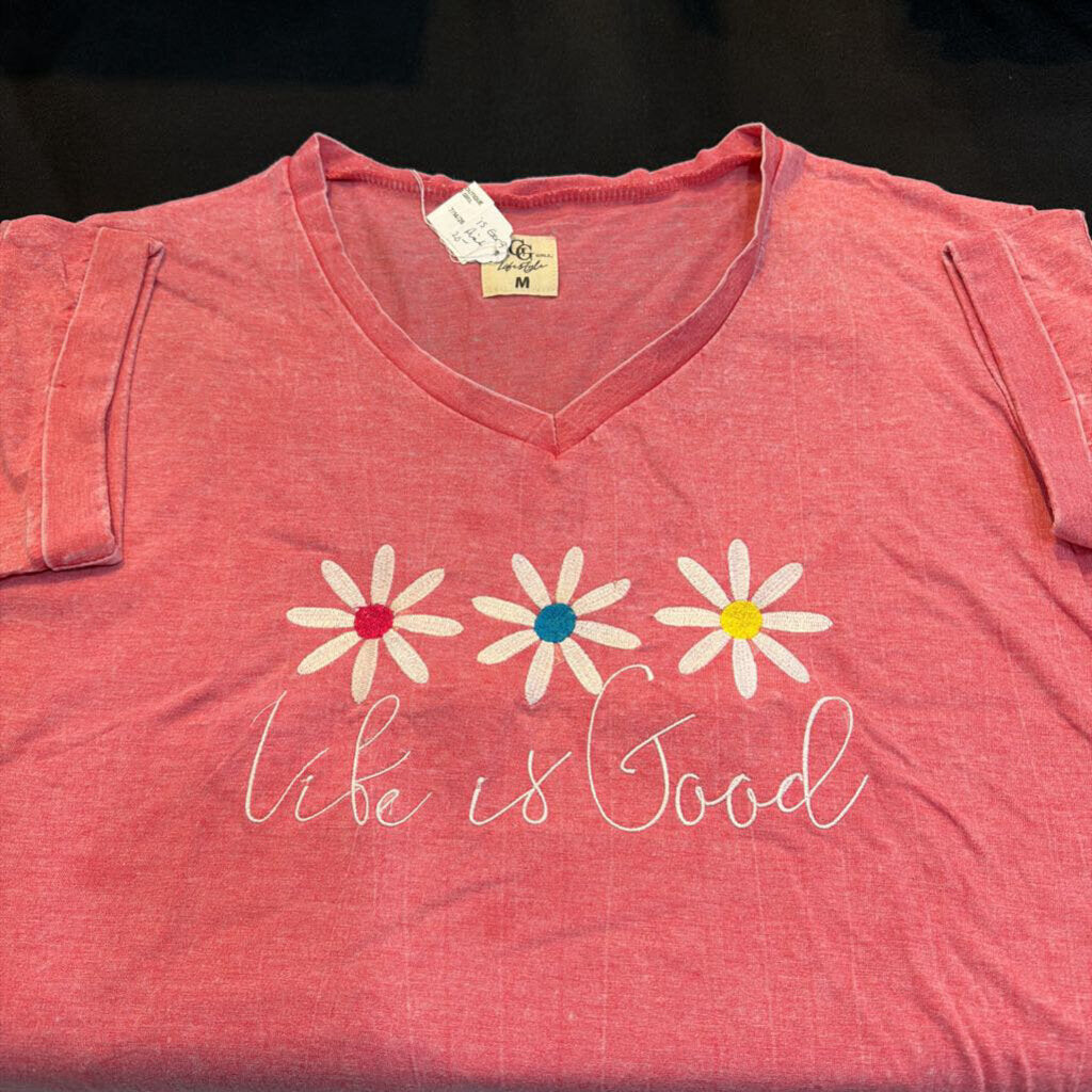 Life is Good Glitz, Acid Wash Med/Lrg