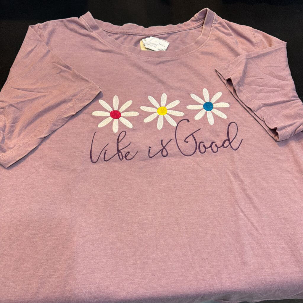 Life is Good Glitz, Acid Wash XL Purple