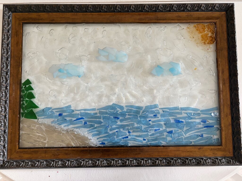 Coastal Seascape Framed Print