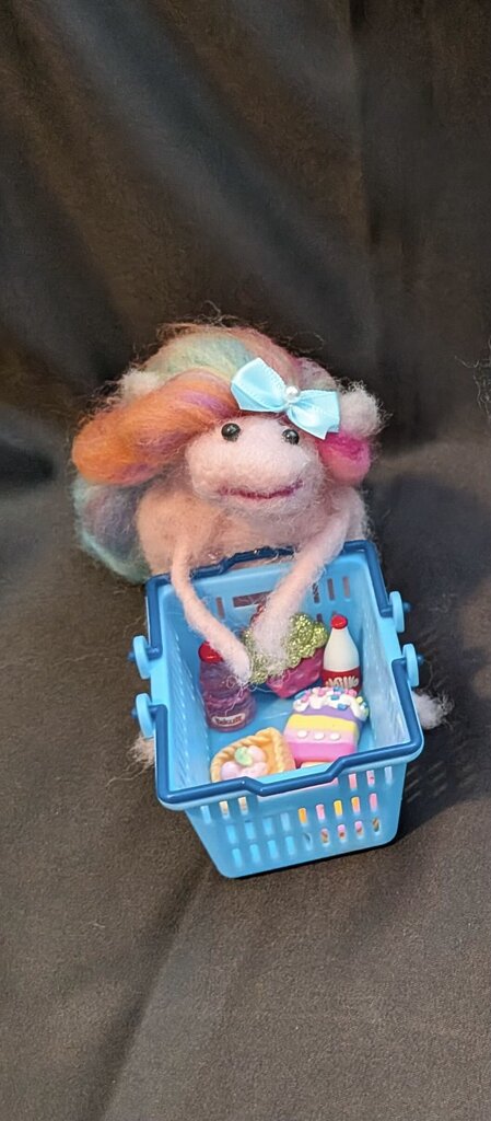 Axolotl w/Grocery Cart