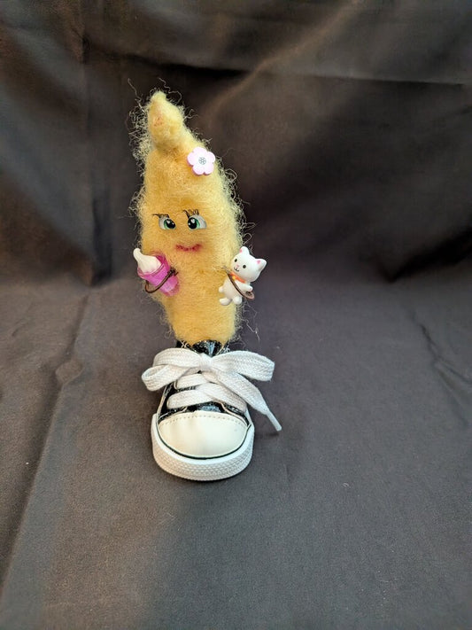 Banana in High-top Sneaker