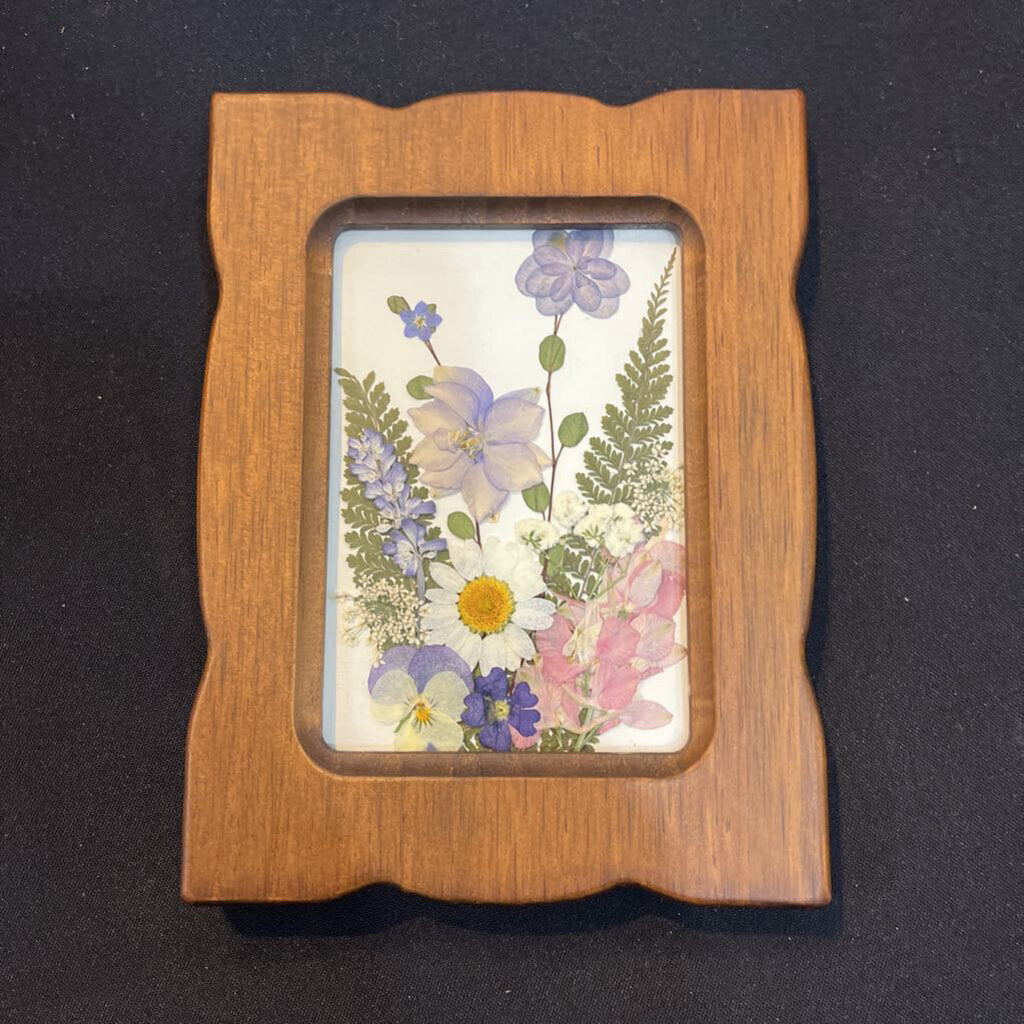 Pressed Wild Flowers (wooden frame)