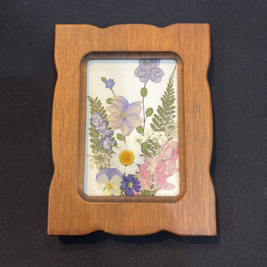 Pressed Wild Flowers (wooden frame)