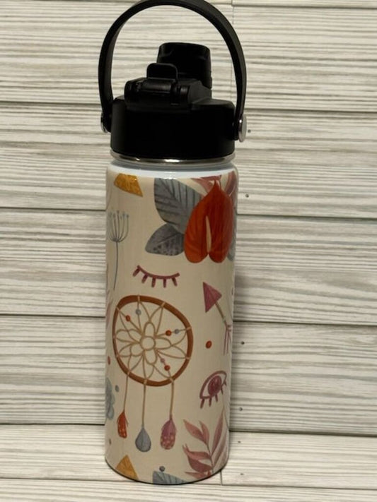 Dream Cather & Arrow water tumbler