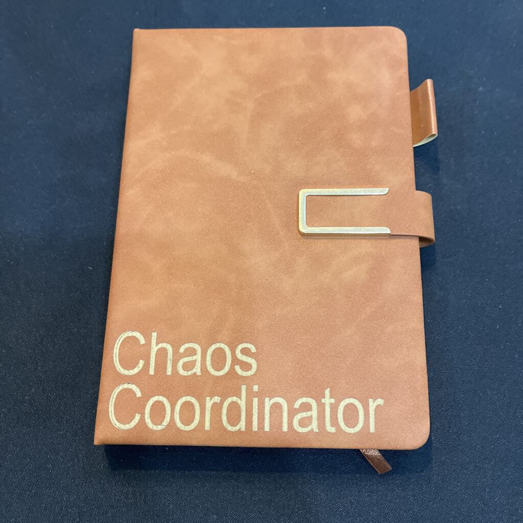 "Chaos Coordinator" Notebook