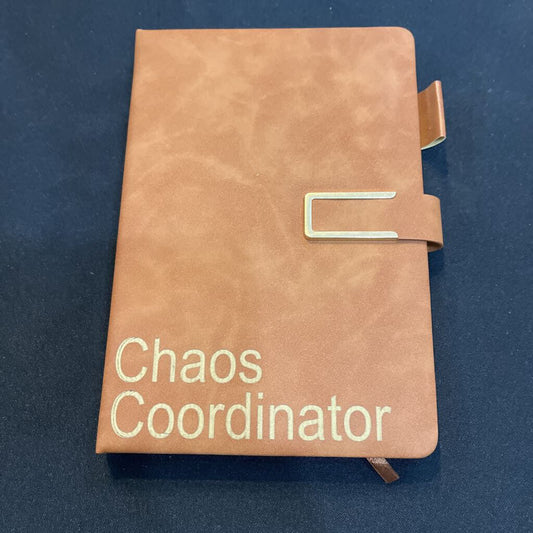 "Chaos Coordinator" Notebook