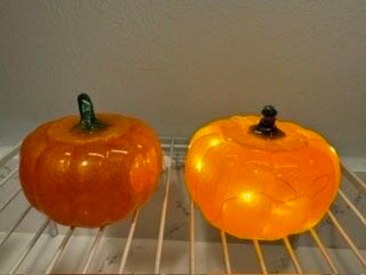 Small Tea Light Pumpkin