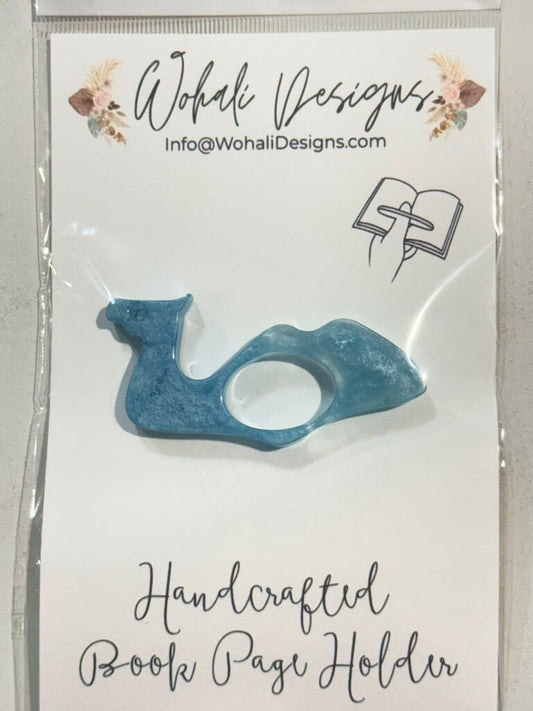 Light Blue camel Book Page Holder