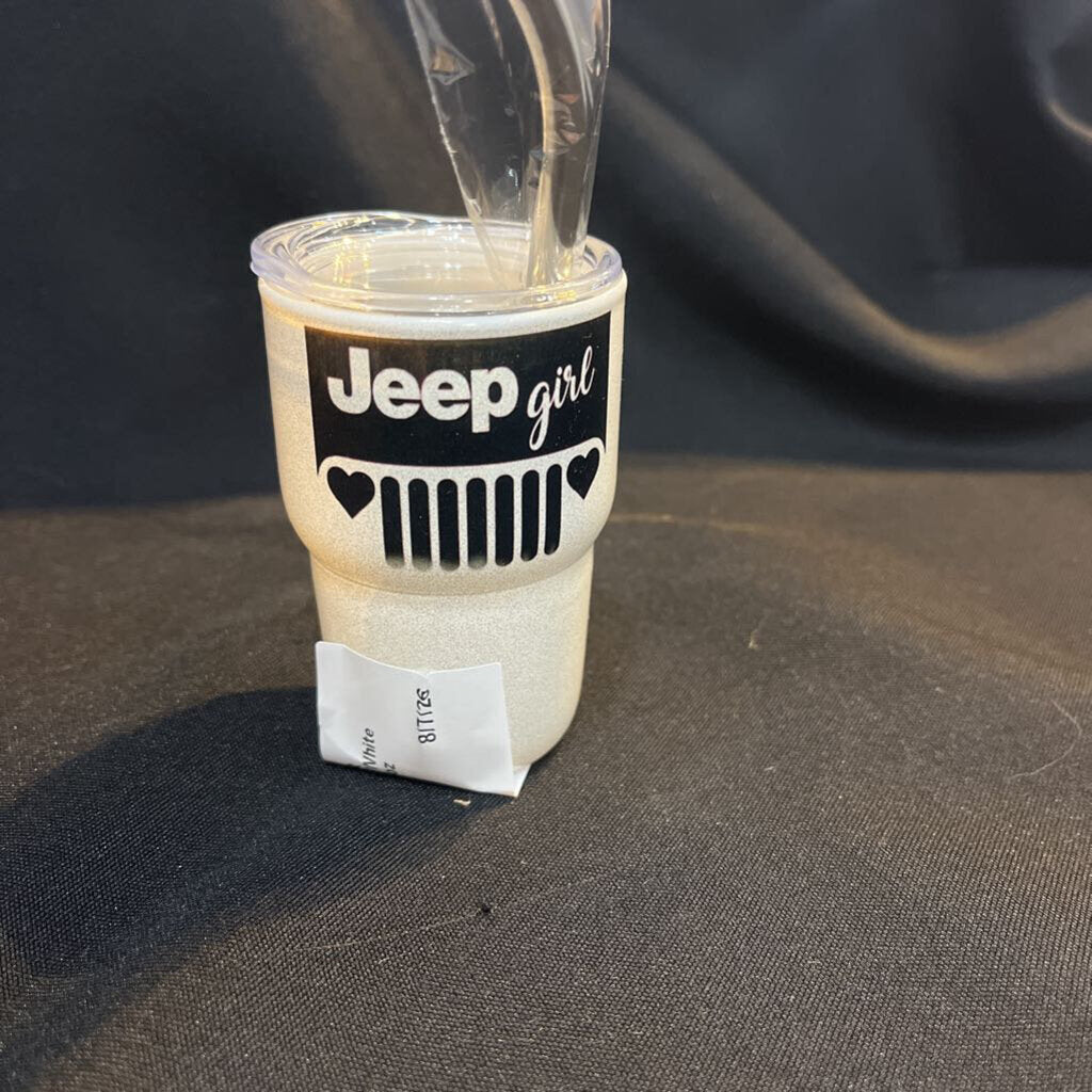 Jeep Girl White Sparkle 3oz